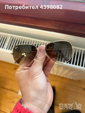 Оригинални Ray-Ban Aviator RB3025 – златни, кафяв градиент