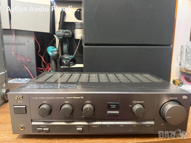  JVC AX-335 Вграден усилвател с прекрасен звук, снимка 3 - Ресийвъри, усилватели, смесителни пултове - 54580980