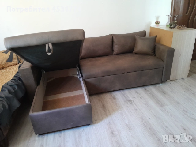 Ъглов диван с размери 230/150/85