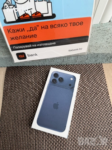 USA 🇺🇸 НОВ❗️ГАРАНЦИЯ❗️2Tb iPhone 17 Pro Max Лизинг от 68€/мес ❗️ (2000GB) ⚠️  / Deep Blue, снимка 6 - Apple iPhone - 54202787