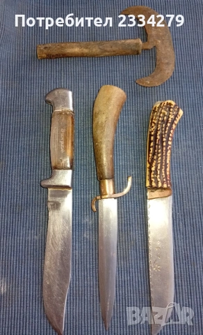 Стари ножове изработени в различни времена и майстори, снимка 2 - Антикварни и старинни предмети - 54092942