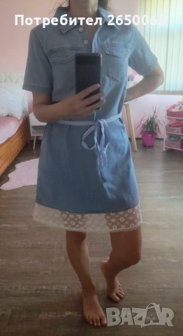 Нова рокля деним С/М