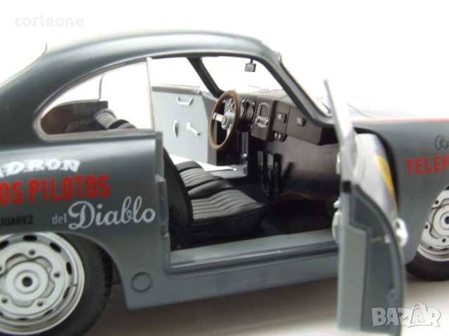 Porsche 356A n.147 Panamericana 1954 - мащаб 1:18 на Solido моделът е нов в кутия, снимка 6 - Колекции - 55264922