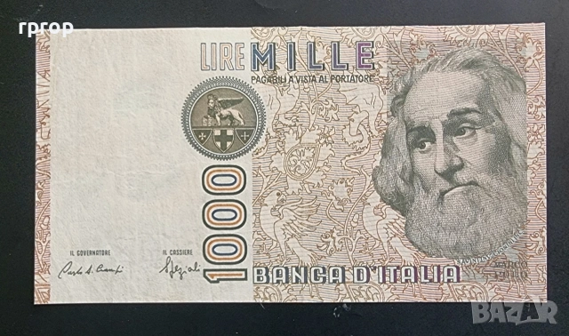 Италия. 1000 лири. 1982 година.