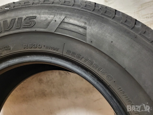 225/70/15C Bridgestone / бус летни гуми, снимка 6 - Гуми и джанти - 54541677