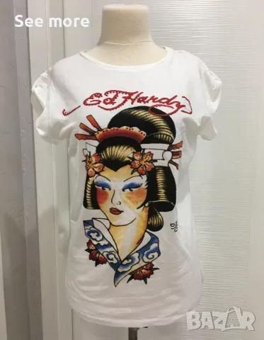 Ed Hardy Geisha tattoo дамска тениска М
