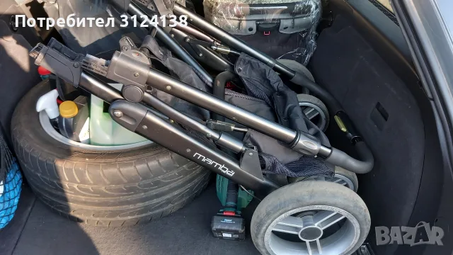 Бебешка количка ABC MAMBA, снимка 7 - Детски колички - 55612966