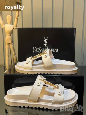 Yves Saint Laurent Нови Дамски Чехли Различни Цветове YSL, снимка 6 - Чехли - 55339723