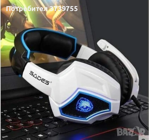 Sades Spirit Wolf , снимка 3 - Слушалки за компютър - 54919220