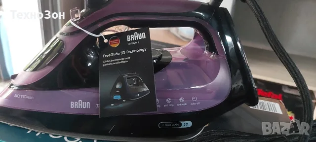 Ютия Braun TexStyle 9 SI 9661 – 3100W, Нова, 1 година гаранция