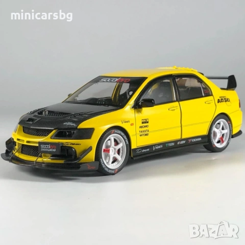 Метални колички: Mitsubishi Lancer Evolution IX CT9A Evo 9, снимка 4 - Колекции - 54260096