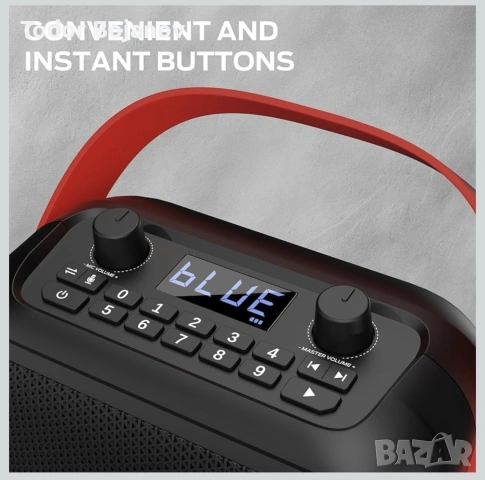 Monster MFS 1 Portable Bluetooth Speaker, Wireless Bluetooth, снимка 2 - Bluetooth тонколони - 55223050