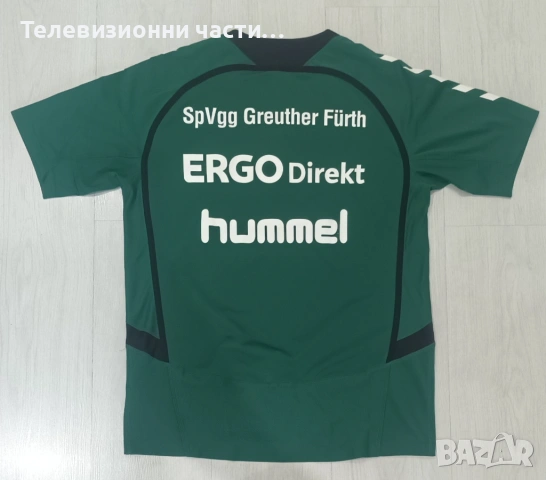 Оригинална футболна тениска Greuther Fürth тренировъчен екип от сезон 2016/2017 HUMMEL,мъжки М, снимка 2 - Спортни дрехи, екипи - 54681085
