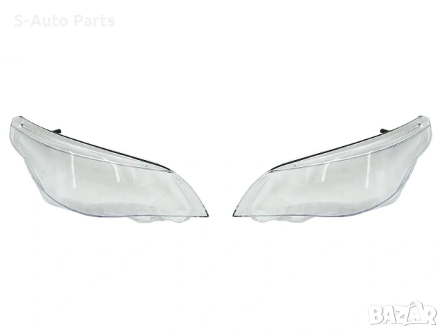 Стъкла за фарове на BMW 5 E60 Facelift (2007-2010) с LED мигачи Съвместим и с Pre-Face (2003-2007) м