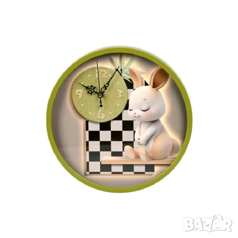 Детски стенен часовник Зайче – сладка декорация