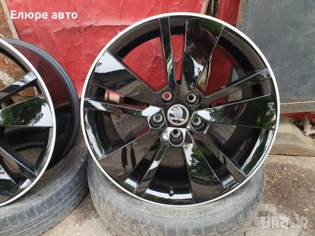 Джанти Шкода 5x112x8J18ет44, снимка 4 - Гуми и джанти - 54480968