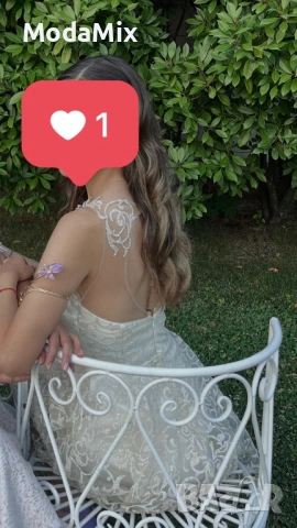 ✨ Официална рокля “Champagne Barbie Glam” + ПОДАРЪК токчета 👠💜 ✨, снимка 3 - Рокли - 54169086