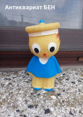 🧸 ДВЕ ОРИГИНАЛНИ ВИНТИДЖ ГУМЕНИ ФИГУРКИ – СТРАХОТНА НАХОДКА ЗА КОЛЕКЦИОНЕРИ! , снимка 14 - Антикварни и старинни предмети - 55136710