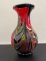 Италианска многоцветна стъклена ваза Мурано (Murano) №8149, снимка 4