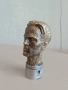 Бронзов авторски бюст на Н. Й. Вапцаров, снимка 3