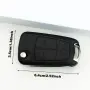 Кутийка за ключ с 3 бутона за OPEL/Vauxhall  Astra H, Zafira B, Corsa D, и острие HU100, снимка 2