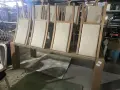 масивна трапезна маса с столове, снимка 1