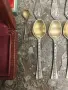2 бр. Сребърен комплект лъжици проба 925 със златно покритие и сертификат за качество !, снимка 3
