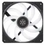 Нов Silverstone PC вентилатор 14см, черен, многоцветно осветление, 1 бр., снимка 2