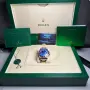 Rolex Submariner Bluesy Мъжки Часовник С Кутия Документи И Подаръчна Чанта Код Chronolux55, снимка 1