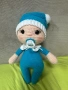 Плетена кукла бебе 25-30 см., снимка 1