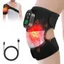 Масажор за коляно лакти и рамене с 6 нива нагряване и 3 на вибрация – Heated Vibration Knee Massager, снимка 1