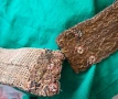 Стара кенарена риза,престилка ,сърмен колан и др., снимка 9