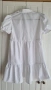 Нова бяла рокля Zara, XS, снимка 2