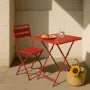 Сгъваема кетъринг маса OKENE 60x60 см – жълта, червена, синя, снимка 12