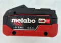METABO W 18 L 9-125 Quick - Акумулаторен ъглошлайф 18V 5.5Ah неразличим от нов!, снимка 7