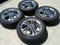 Оригинални джанти Мерцедес 17" 5х112 Mercedes 5x112 с гуми 205/55/17 дот1525 нови комплект , снимка 5