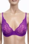 Дамски комплект бельо Hunkemöller в лилаво – сутиен 80C и долни гащи XL, снимка 2