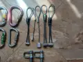 алпинистко / катерачно снарежение екипировка, карабинери, котки, 60 метра въже, цеви, клеми, примки, снимка 7