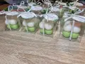 Подаръчета за гости - бъбъл свещи от соев восък, снимка 1