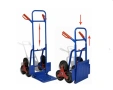 Ръчна количка PROCART, 6 колела, За стълби, Регулируема височина, Макс. натоварване 200 кг, Сгъваема, снимка 4