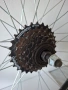 Като Нова задна Капла Crosser X3 28" алуминий главина Joytech касета Shimano MF-TZ20 6 скорости , снимка 5
