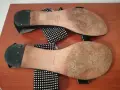 № 39-40 италиански дамски сандали естествена кожа и кристали, снимка 15
