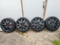 Продавам джанти Мазда с гуми-225/45/18.Стават за Хюндай и Киа, снимка 1