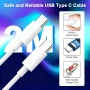 45W USB C зарядно за Samsung/iPhone, 2 щепсела и кабел 1M+2M+2M, снимка 3