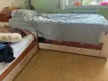 Единично легло с матрак , снимка 2