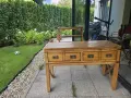 Moving out of Bulgaria sale. Imported Bali Indonesian pair of Credenza, Bookshelf & Decorative Vase, снимка 1
