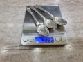 Сребърни лъжички 3 бр., снимка 10