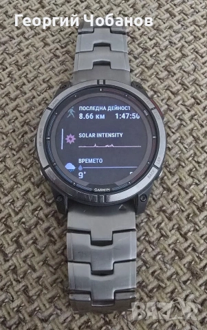 Мъжки часовник GPS GARMIN QUATIX 7X - SOLAR EDITION 51mm , снимка 6 - Мъжки - 55155849
