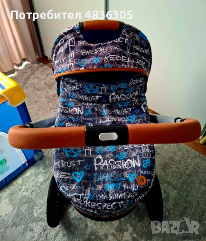 Бебешка количка Cybex Balios S FE VALUES FOR LIFE Trust blue, снимка 2 - Детски колички - 54654328
