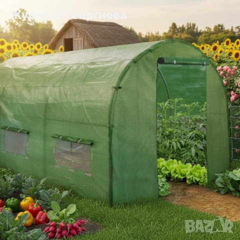 Компактна оранжерия – лесен монтаж и стабилна рамка, снимка 2 - Оранжерии - 53969217